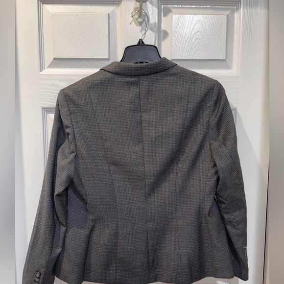 Boss Hugo Boss Jibena Women's Grey Wool Blazer/Pant Suit Size 12 Lined - Picture 16 of 16